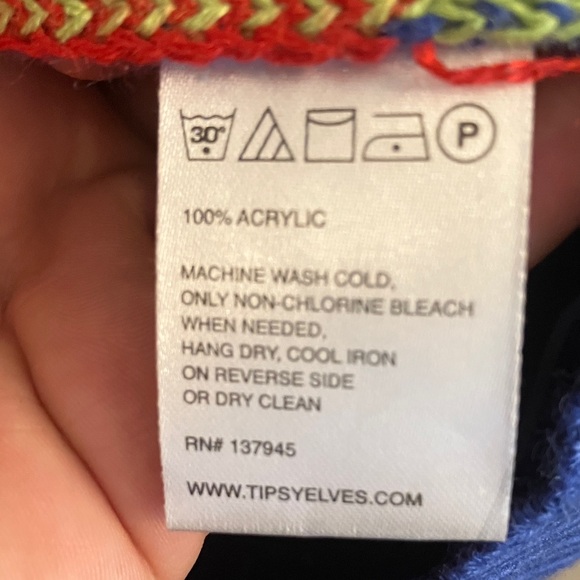 Tipsy Elves Blue Sweater with Green Dinosaur - Picture 12 of 12